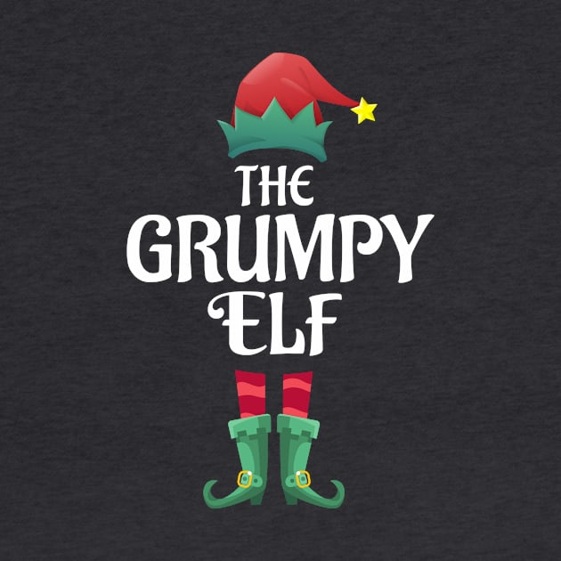 The Grumpy Elf Christmas Matching Pajama PJ Family Party Gift by BooTeeQue